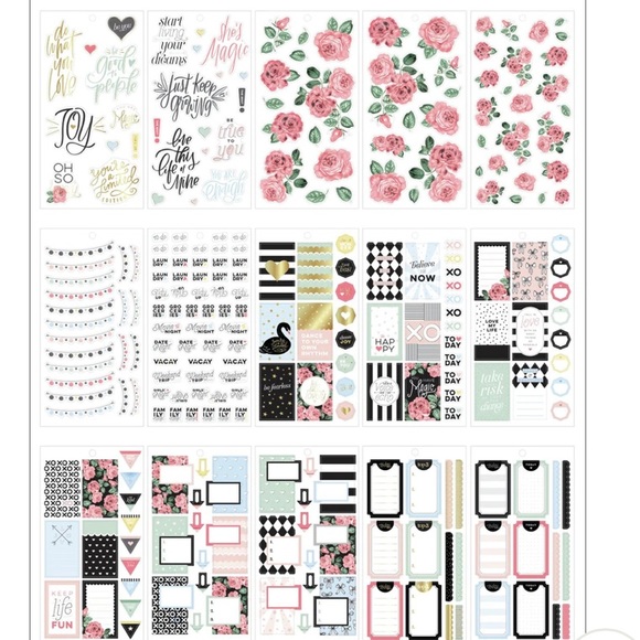 The Happy Planner Simply Lovely Value Pack Stickers - Picture 4 of 4